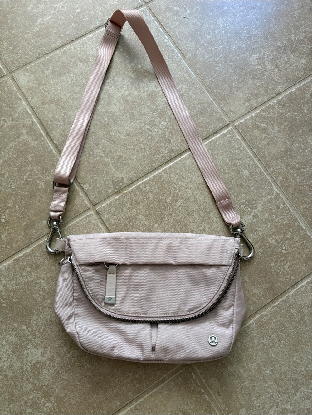 lululemon athletica Dusty Pink Crossbody Bag